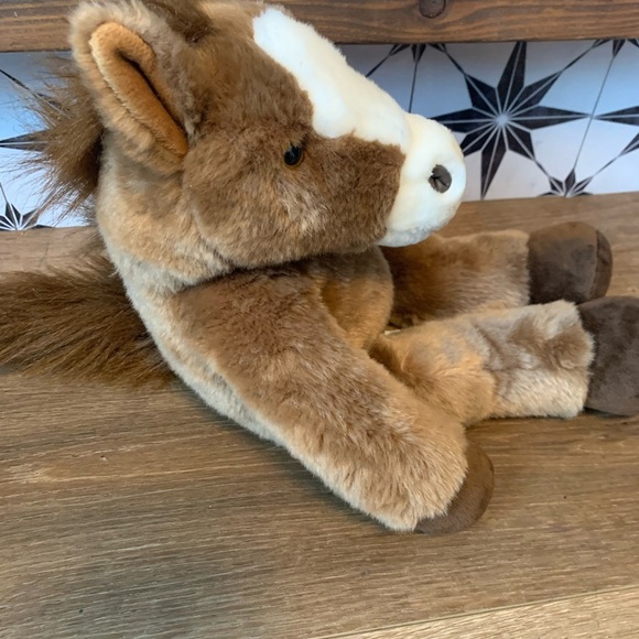 Plush Brown Horse Toy - Picture 2 of 8
